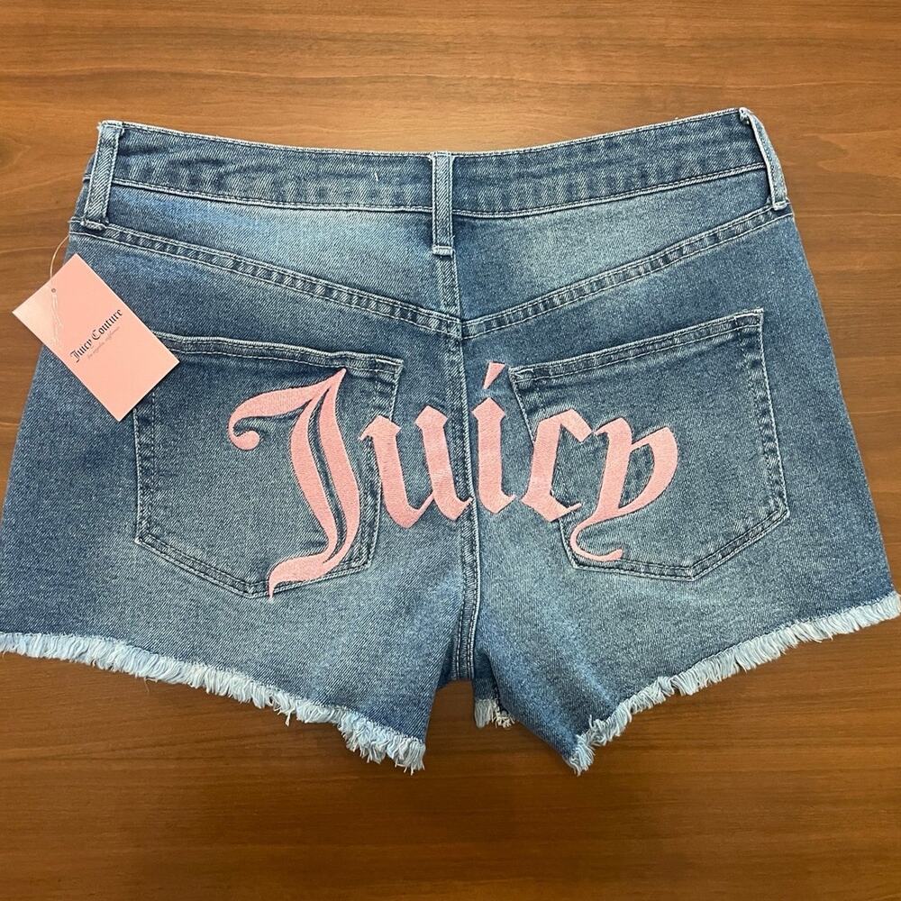 Juicy Couture Y2K Blue Denim Shorts – NWT